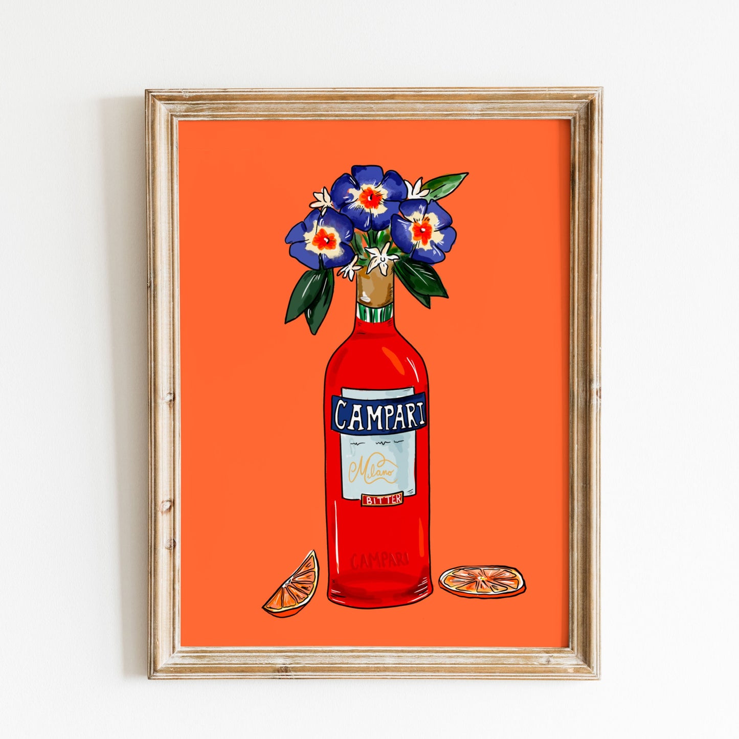 Campari Illustrated Wall Art