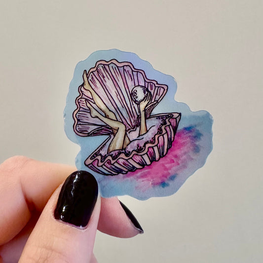 Pearl Oyster Sticker