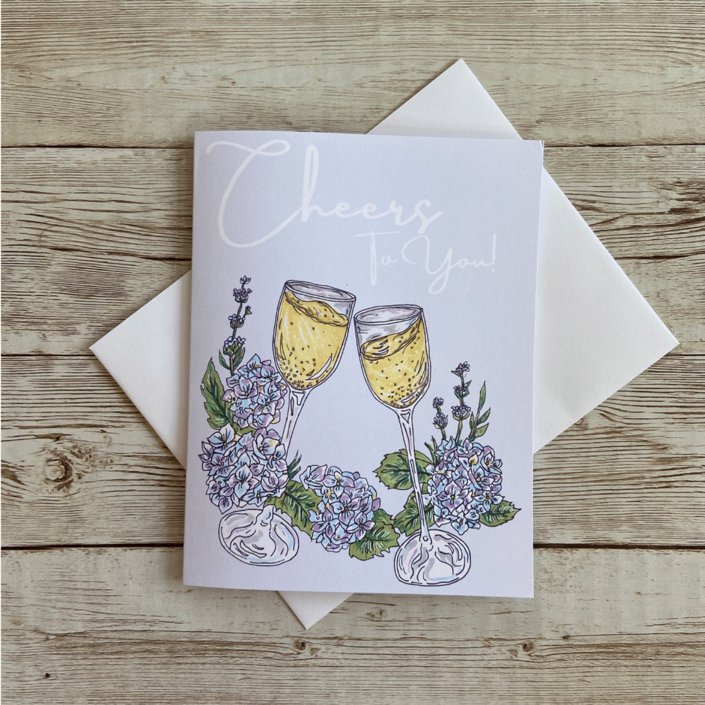 Cheers To You, Congratulations Greeting Card