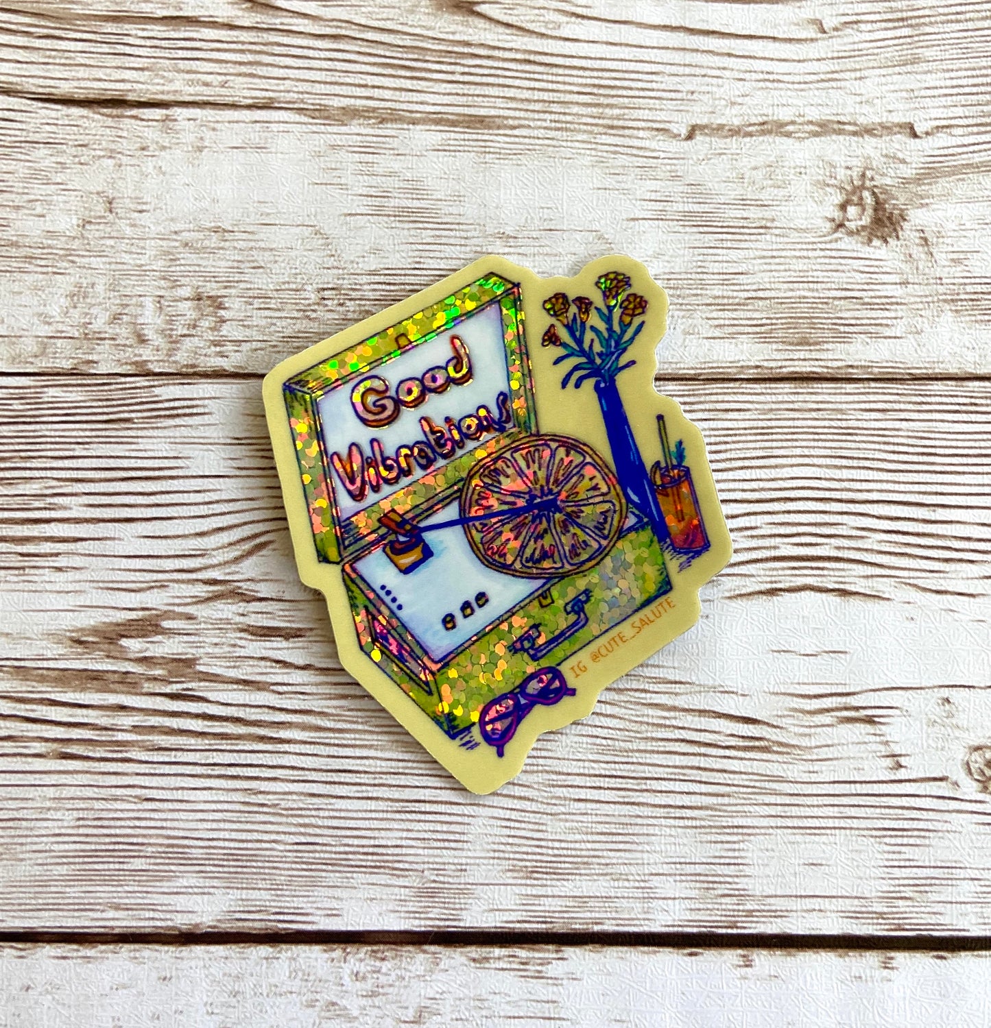 Good Vibrations Sticker
