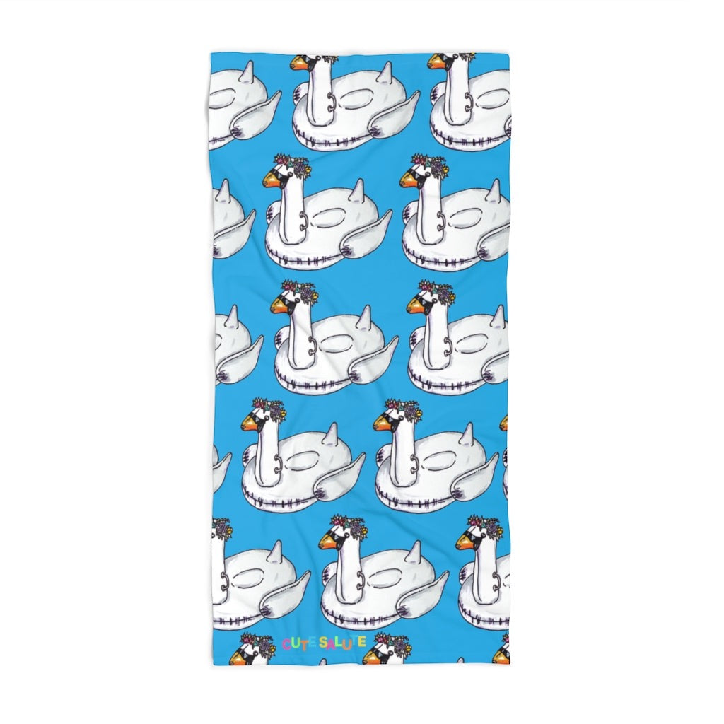Swan Pool Float Beach Towel