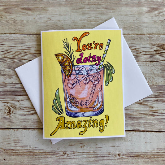 You're Doing Amazing Greeting Card