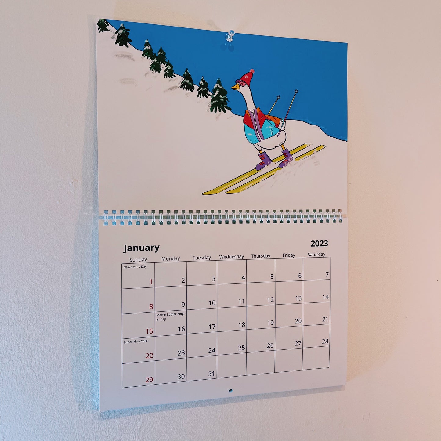 Cute Salute 2023 Wall Calendar