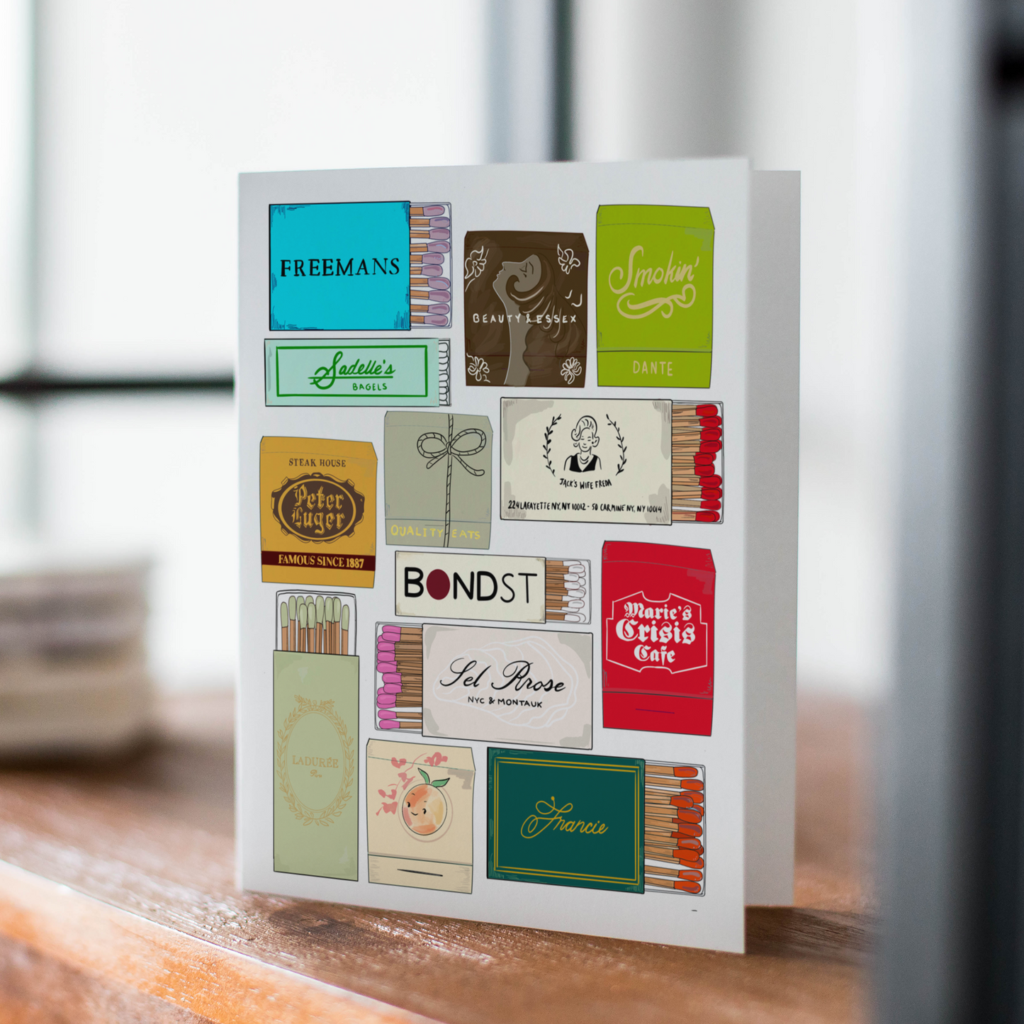 NYC Matches Pt 4 Greeting Card