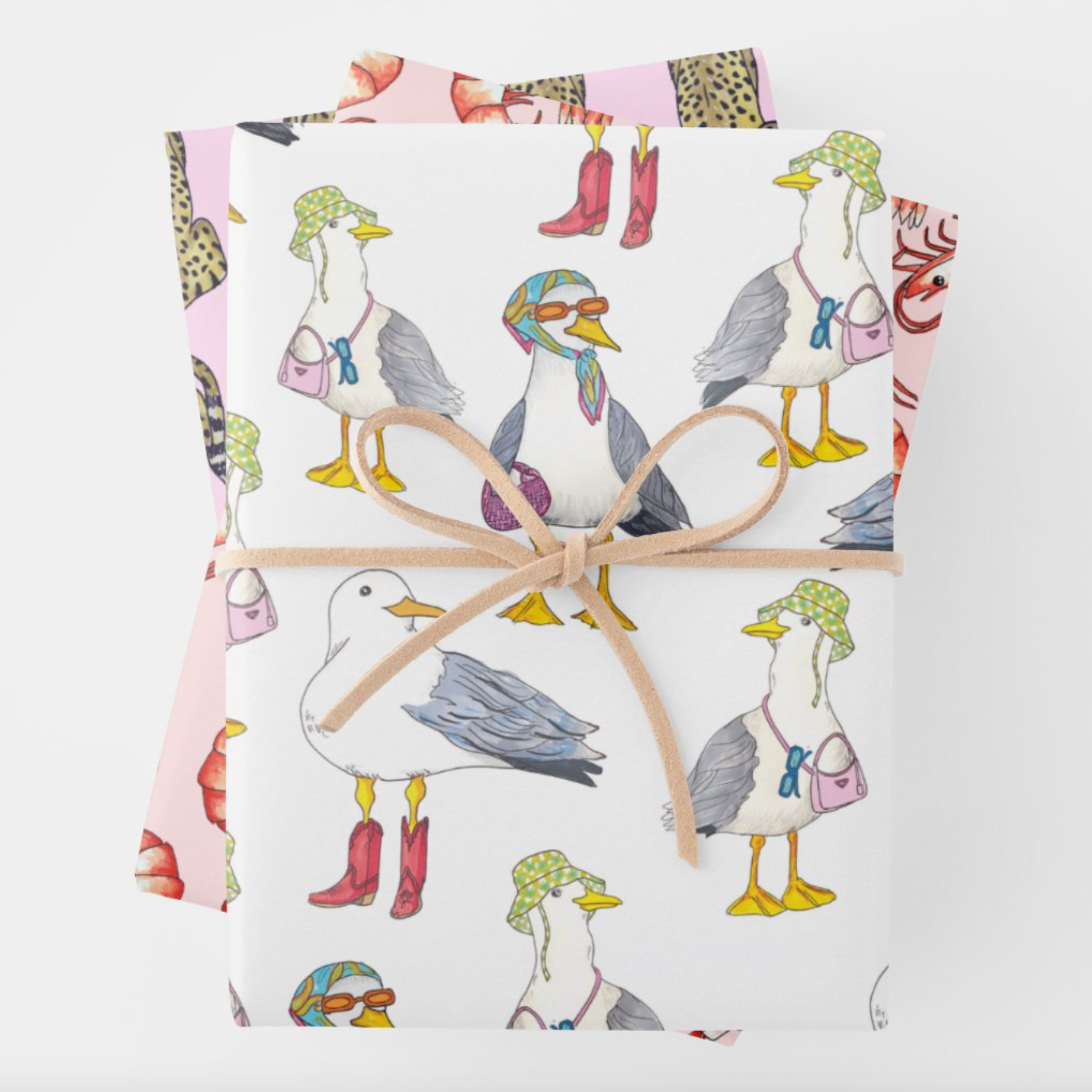 Animal Gift Wrap Sheet Set