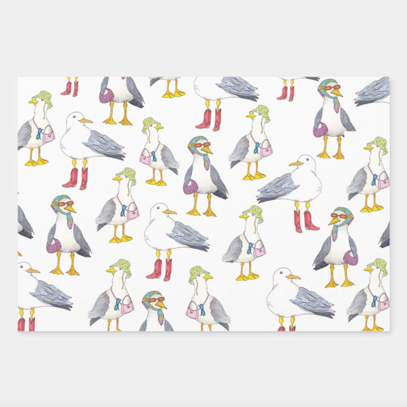 Animal Gift Wrap Sheet Set