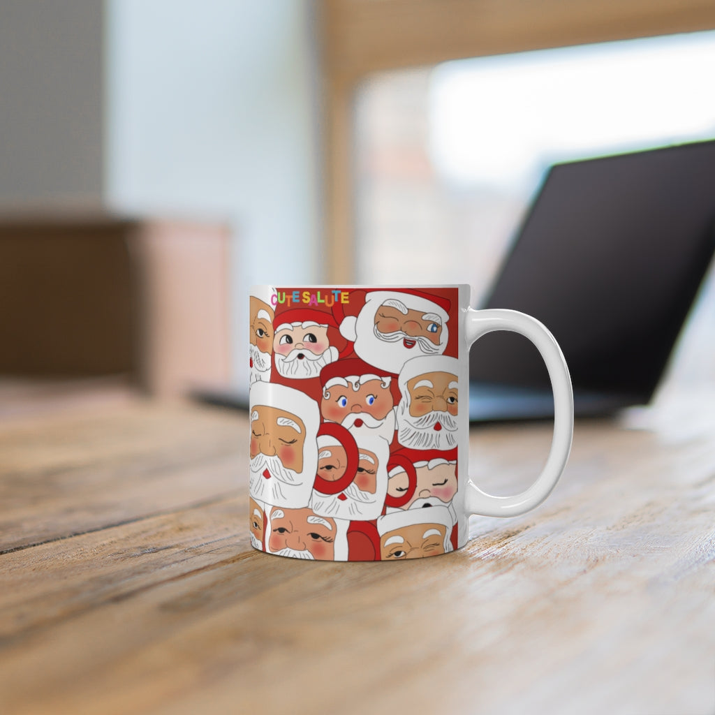 Kitsch-mas Santa Mug