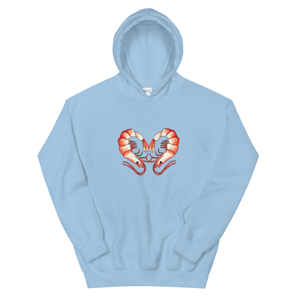 Love Shrimp Unisex Hoodie