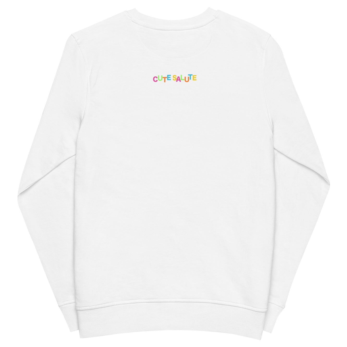 Jellied Cranberry Sauce Unisex Embroidered Organic Sweatshirt