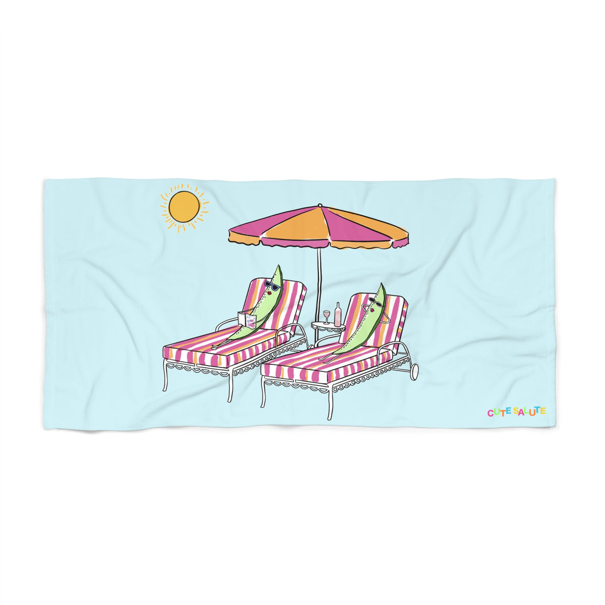Pickle Summer Cute Beach Towel