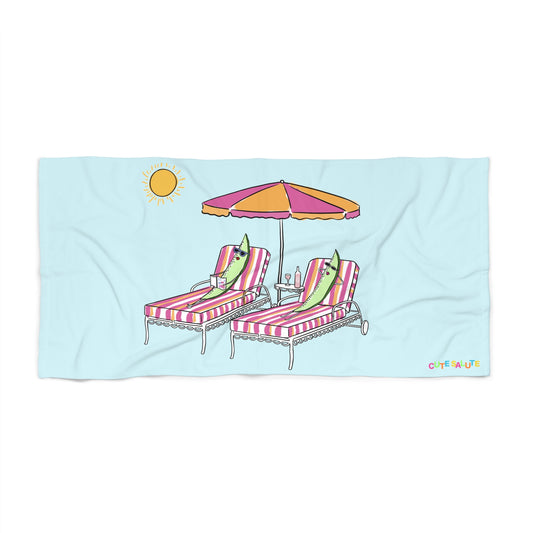 Pickle Summer Cute Beach Towel