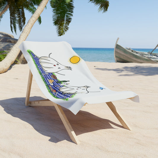 Garlic Picnic Beach Towel