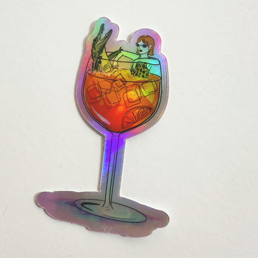 Aligator Spritz Cocktail Sticker