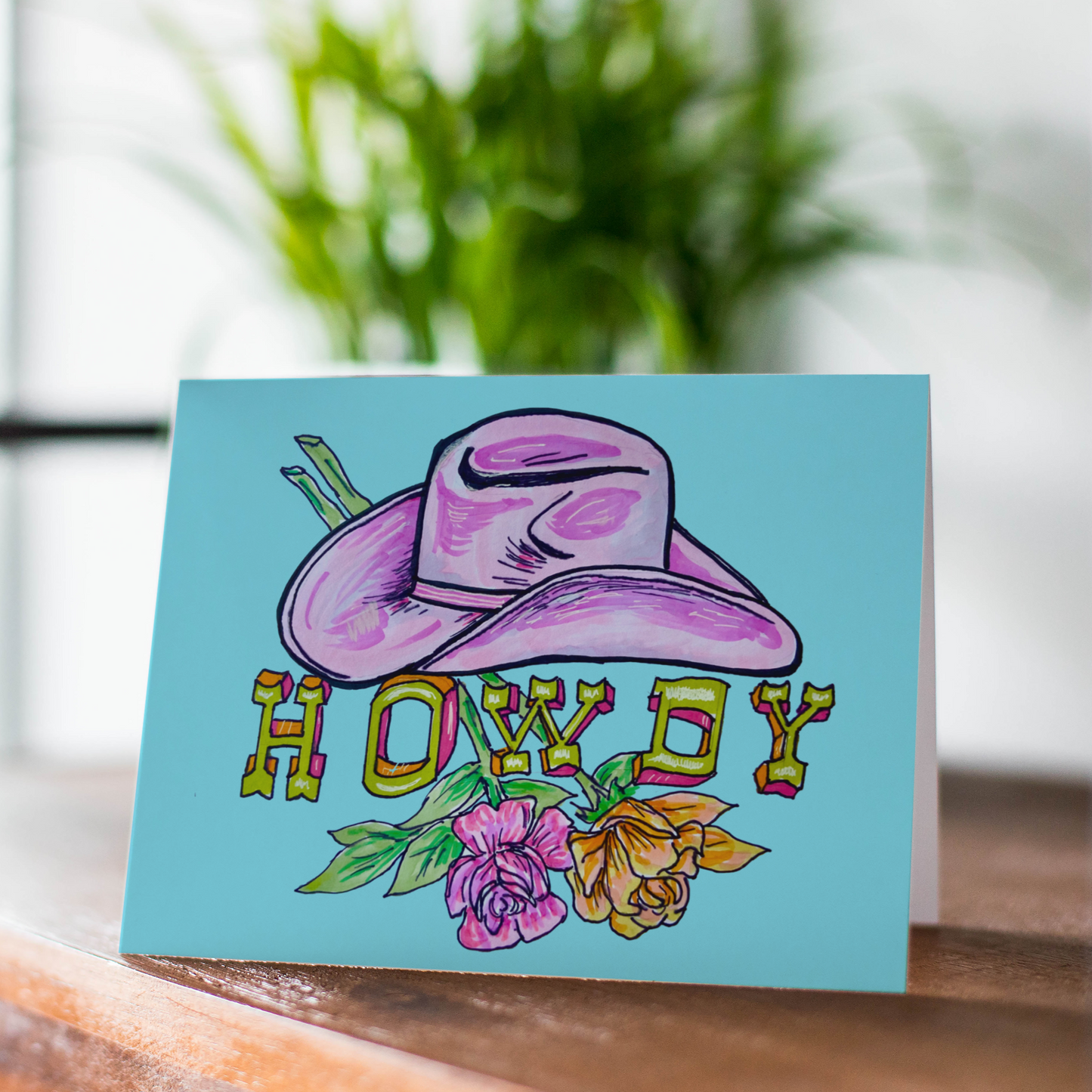 Howdy Greeting Card