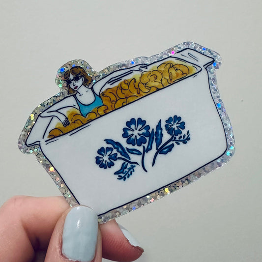 Mac n Cheese Corningware Sticker