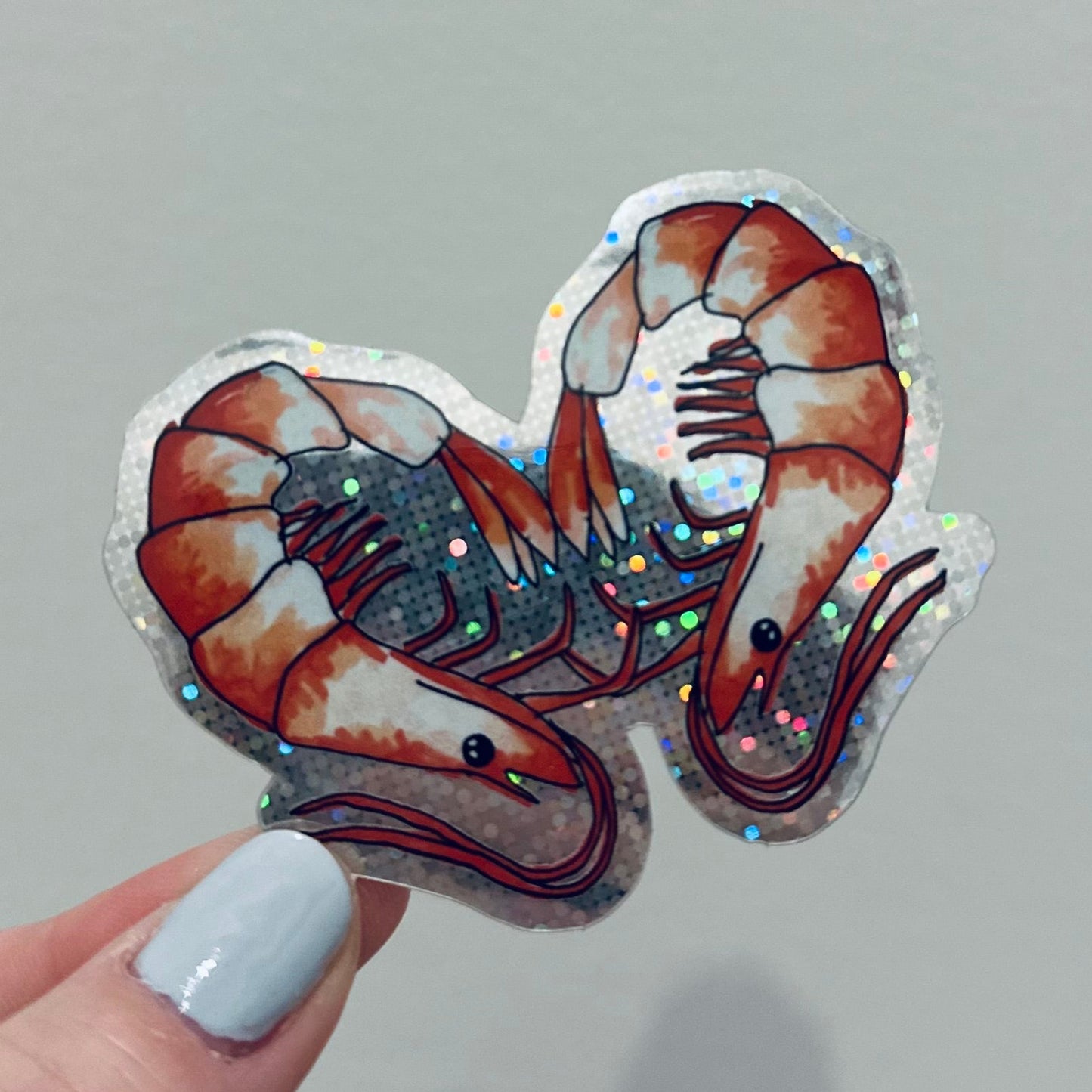 Love Shrimp Sticker