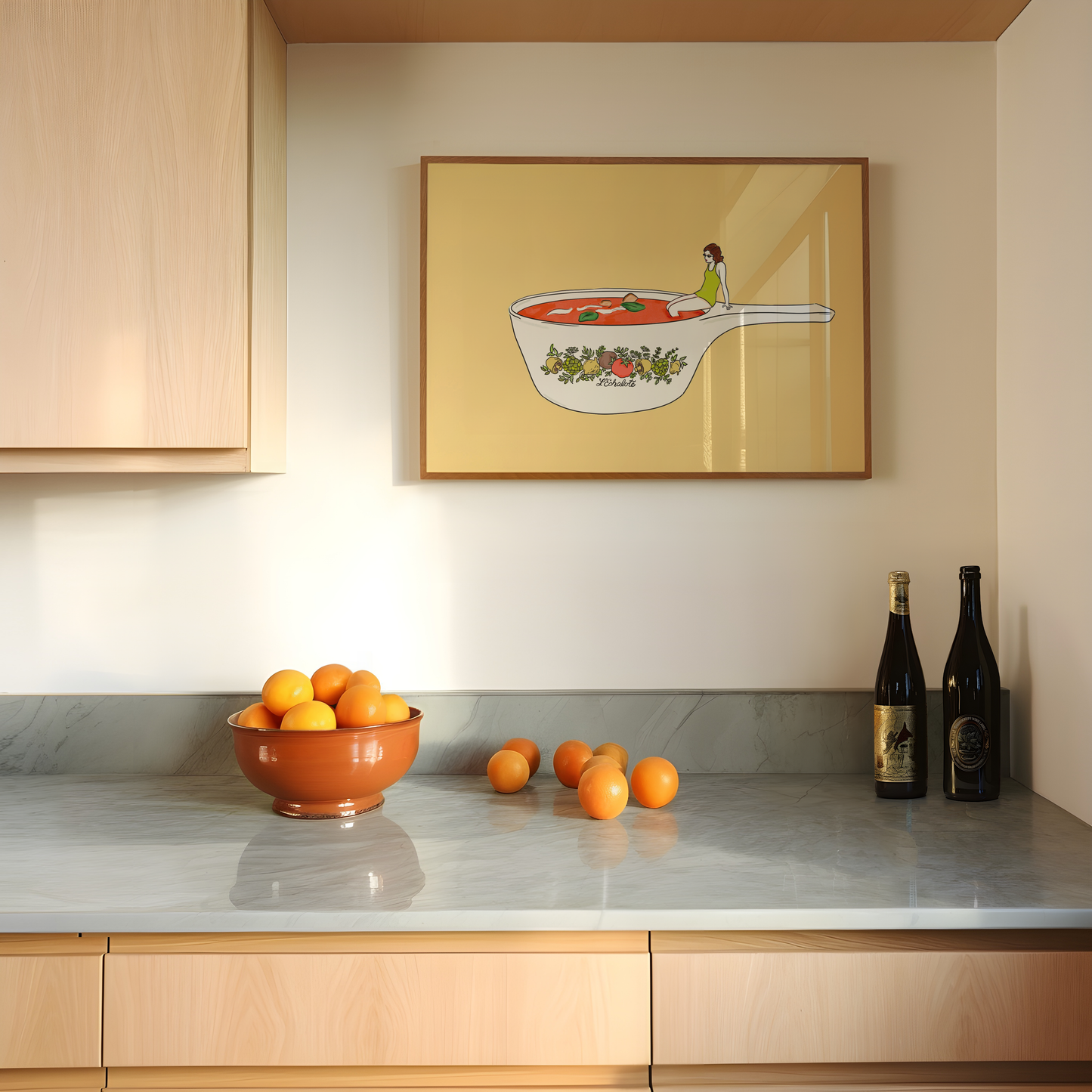 Corningware Spice of Life Tomato Soup Illusrated Wall Print