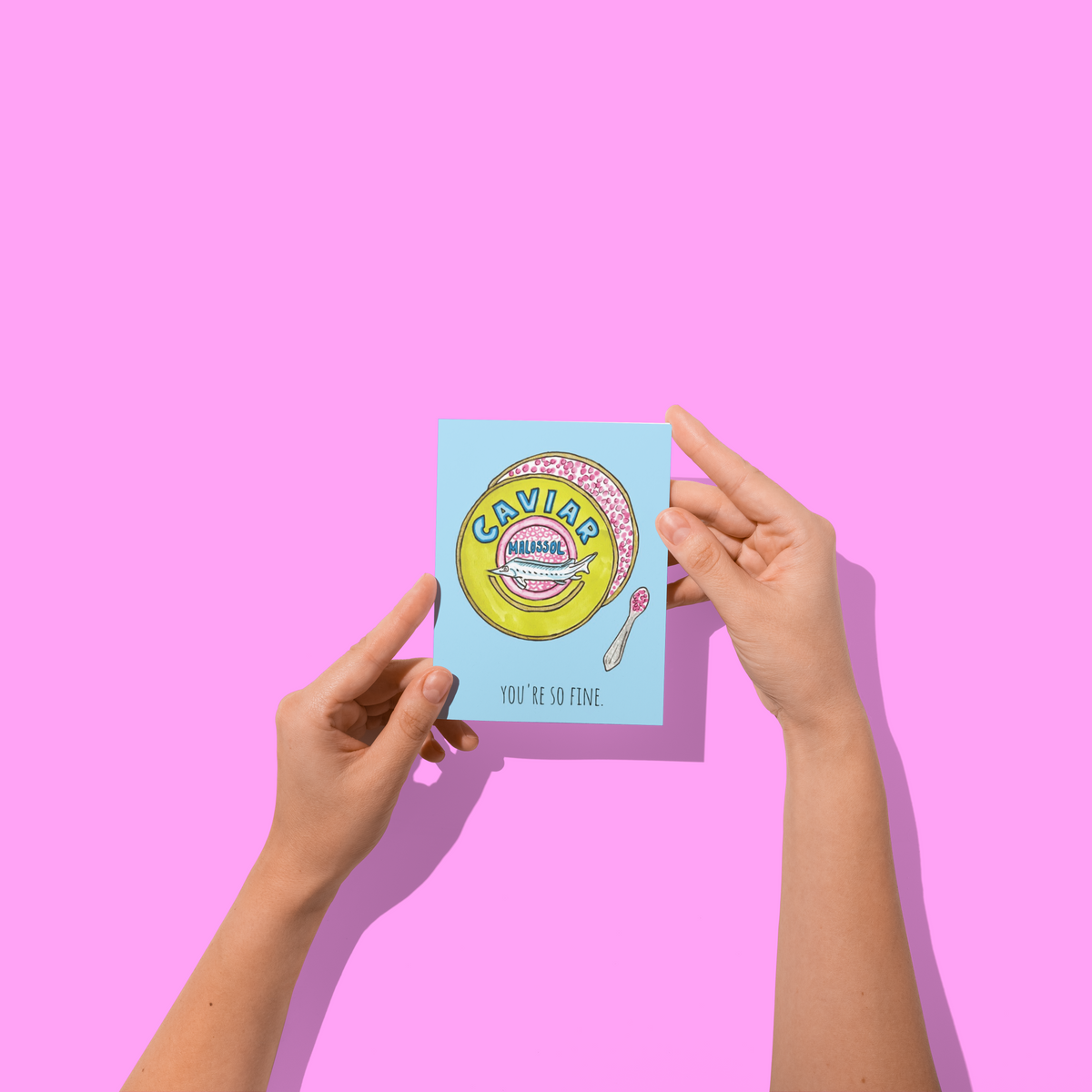 Caviar Love Greeting Card