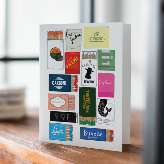 NYC Matchbook Greeting Card