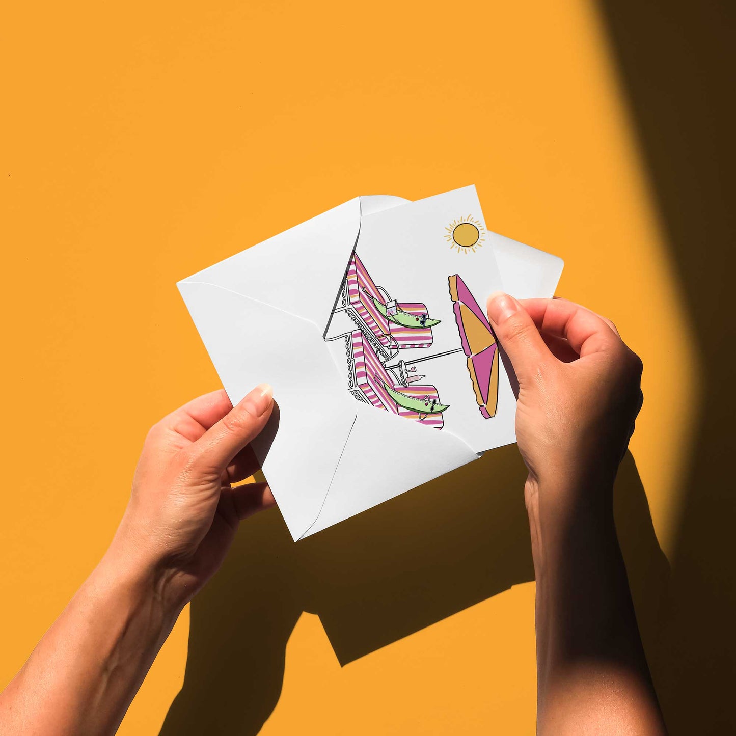 Pickle Summer Cute Illustrated Greeting Card