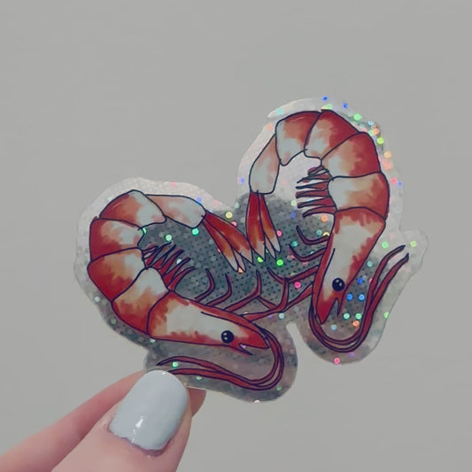 Love Shrimp Sticker