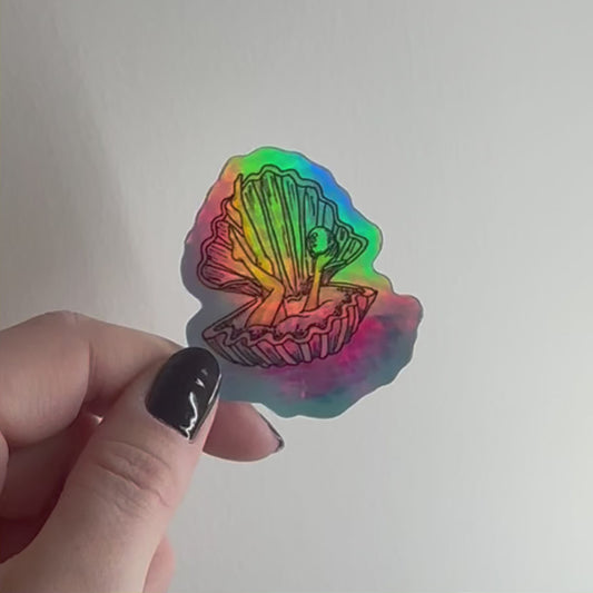 Pearl Oyster Sticker