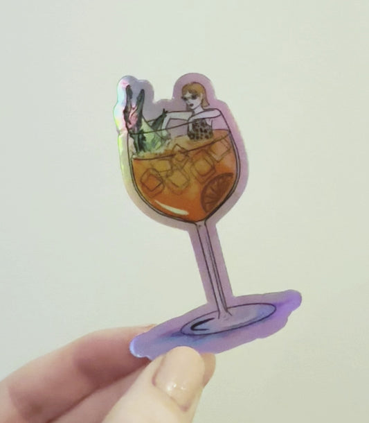 Aligator Spritz Cocktail Sticker