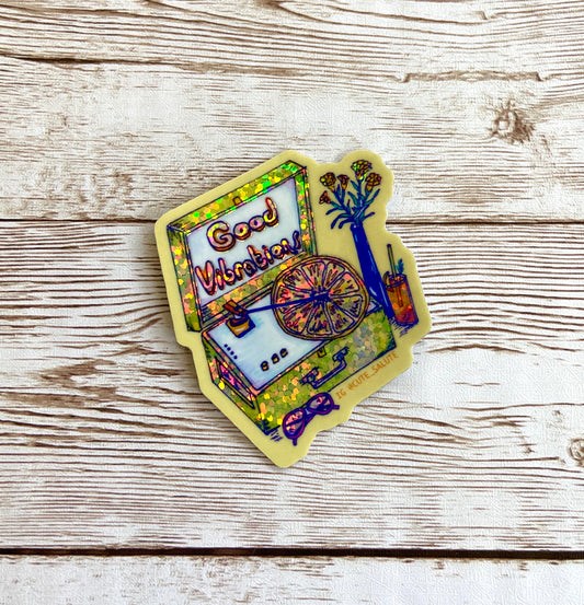 Good Vibrations Sticker