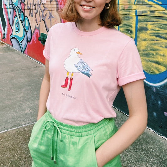Cowgirl Hot Gull Summer Unisex T-Shirt