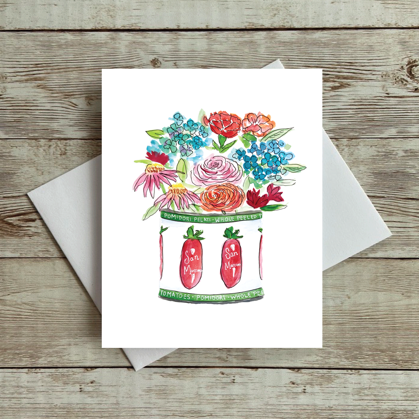 San Marzano Tomato Greeting Card