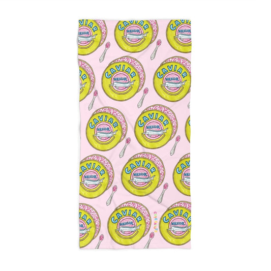 Caviar Beach Towel