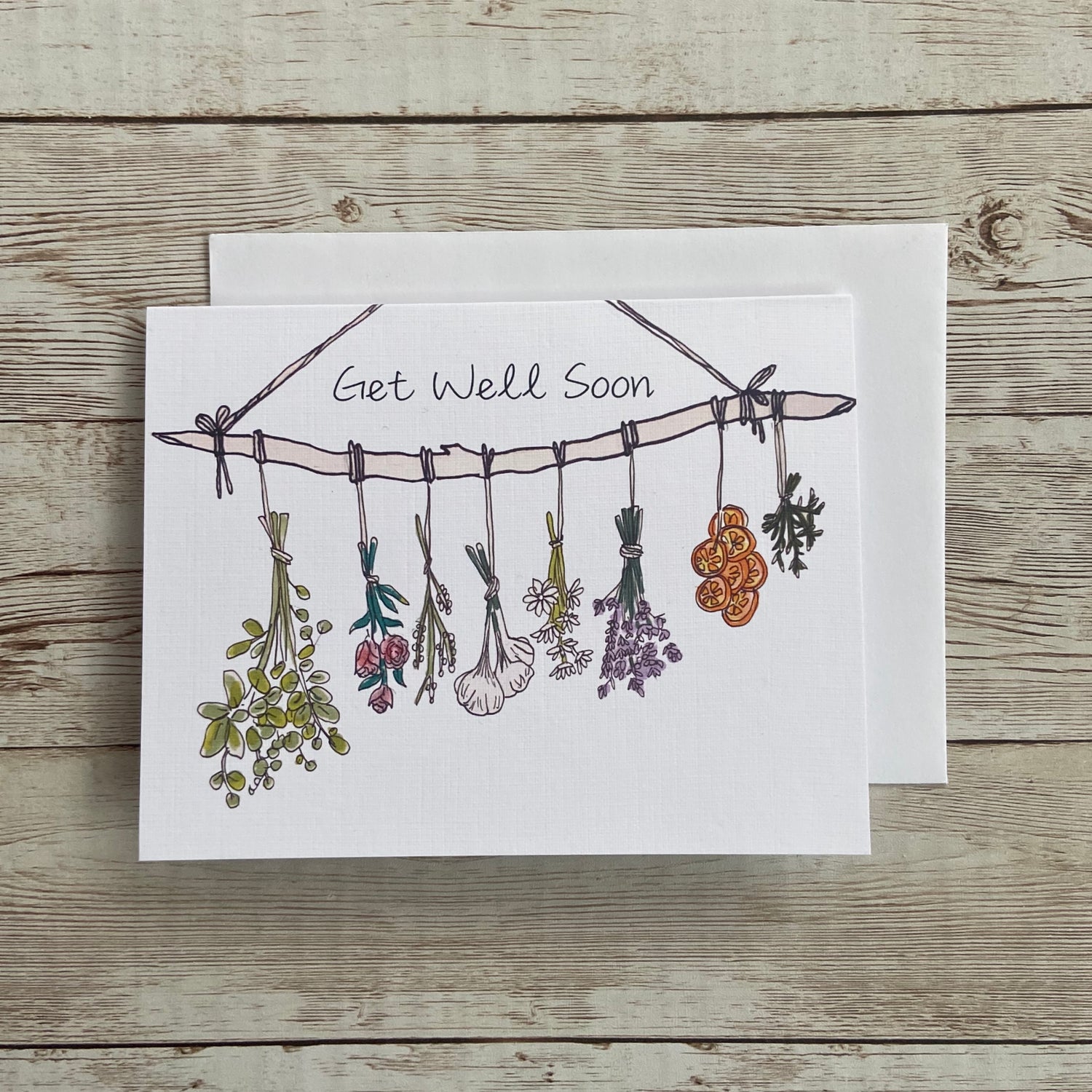 GET WELL SOON GREETING CARD