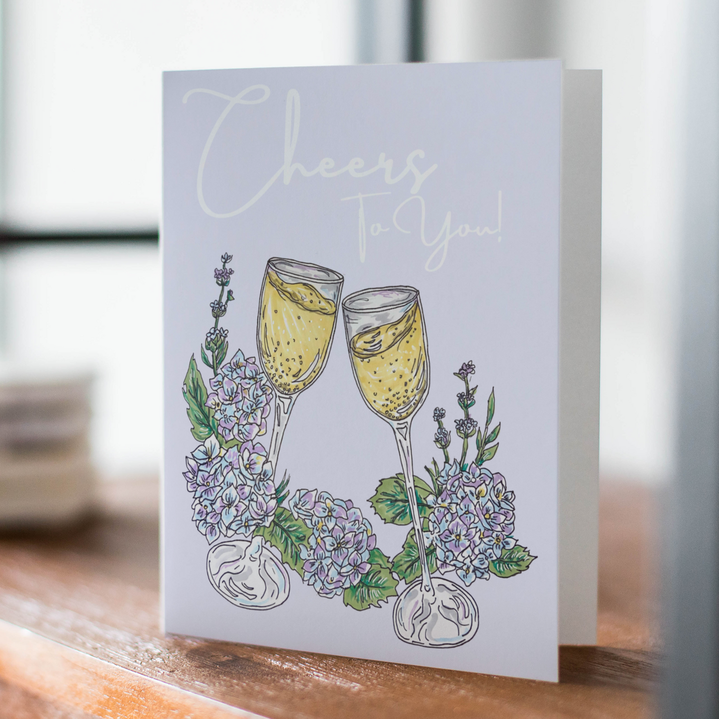 Cheers To You, Congratulations Greeting Card