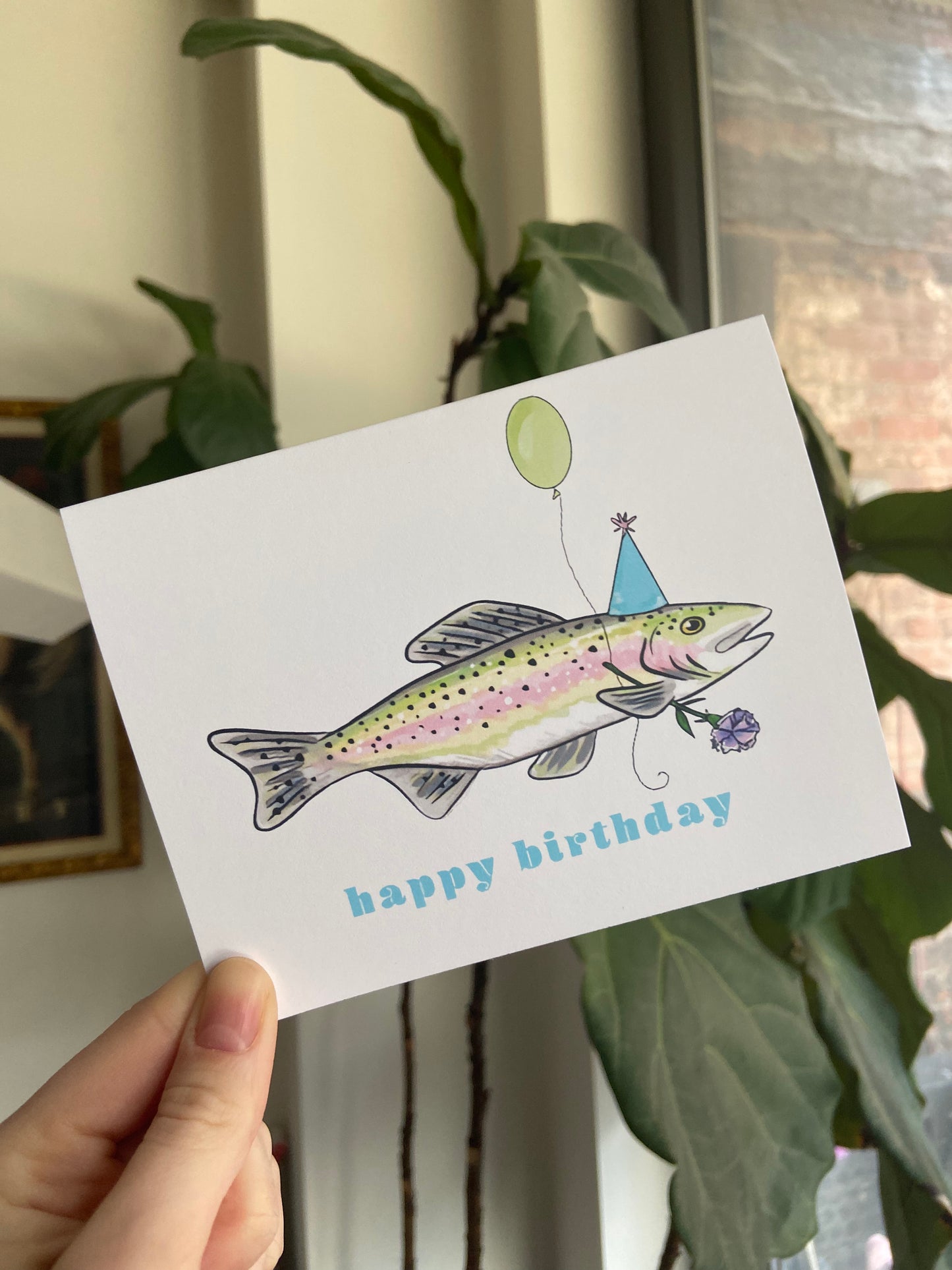 Fish Birthday Card