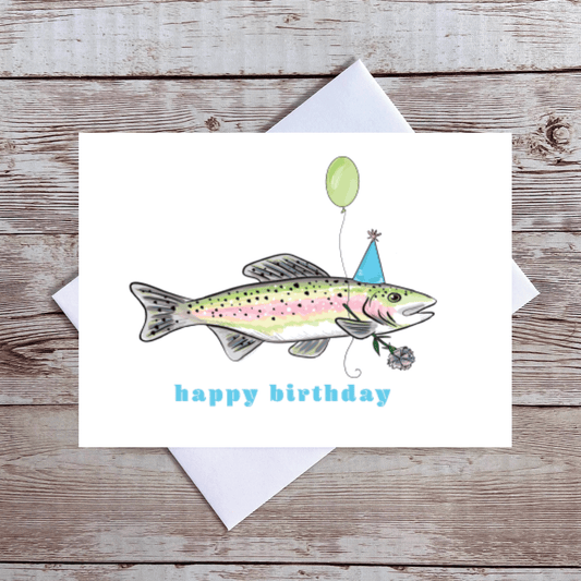 Fish Birthday Card