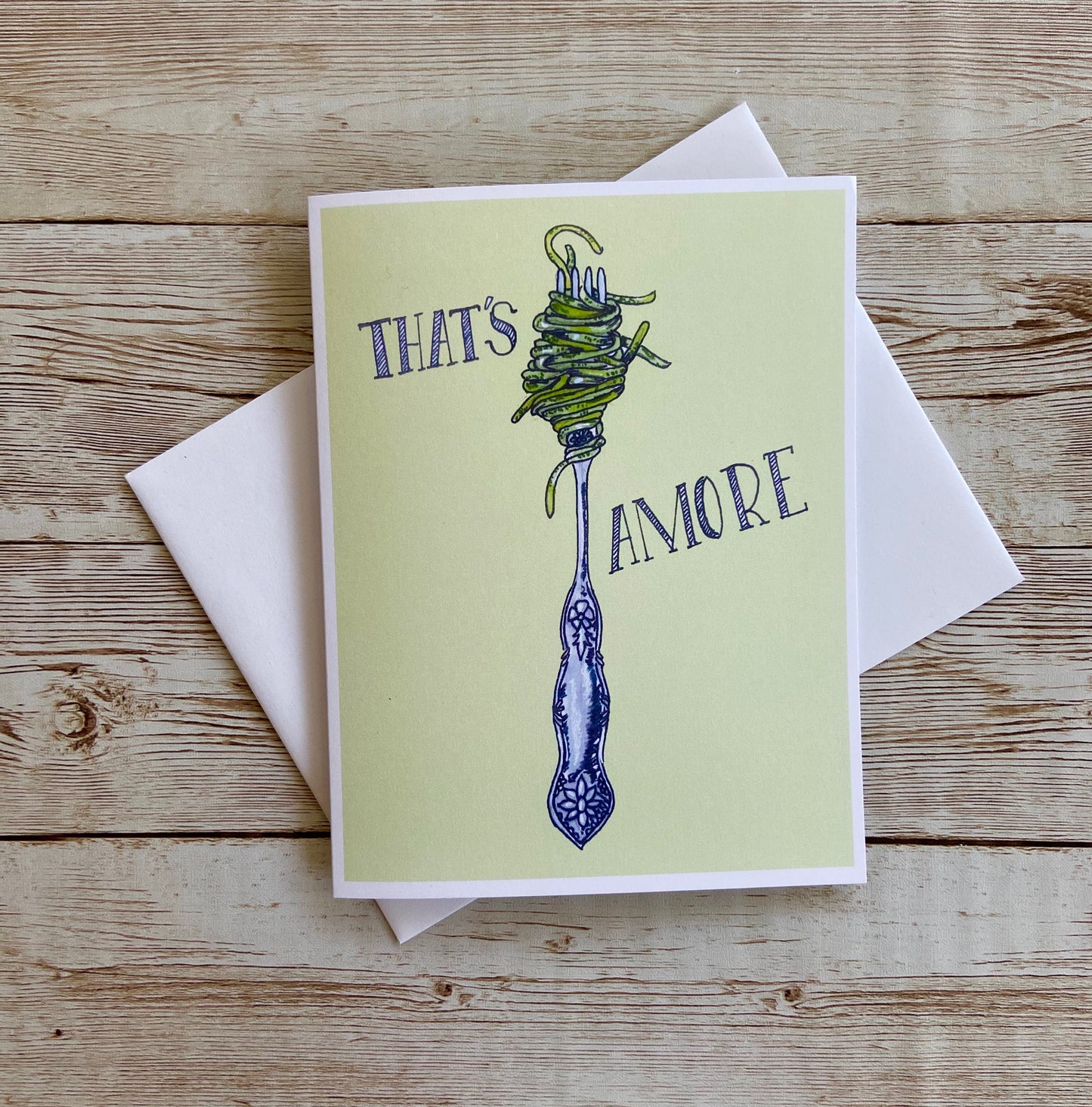 That's Amore Greeting Card