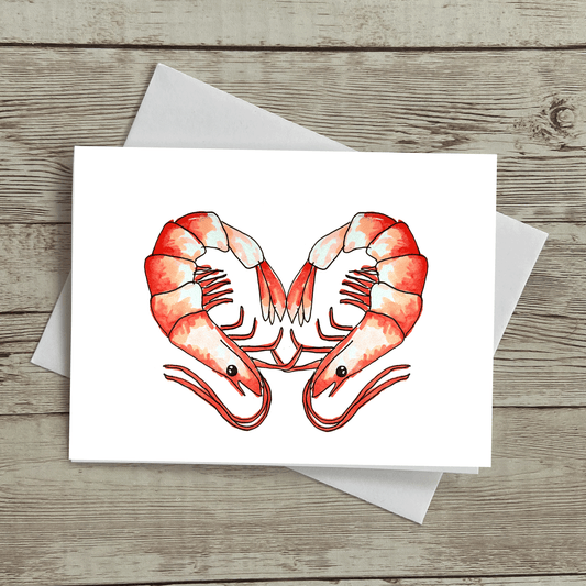 Shrimp Love Greeting Card
