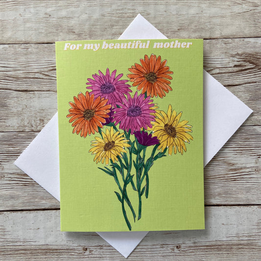 Mother's Day Flower Card