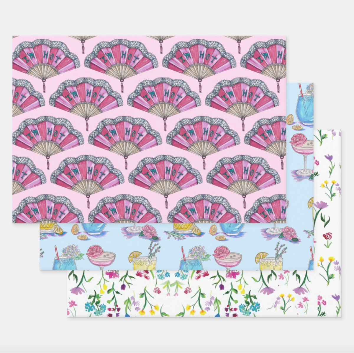 Pretty Gift Wrap Sheet Set