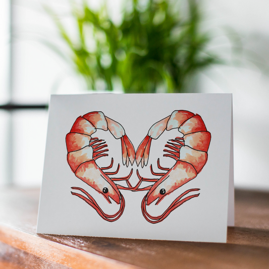 Shrimp Love Greeting Card
