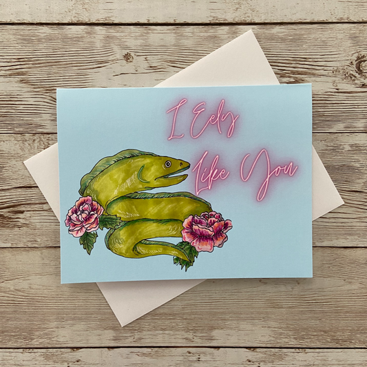 Eel Love Greeting Card
