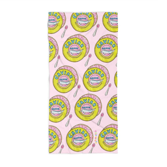 Caviar Beach Towel