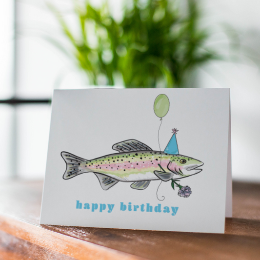 Fish Birthday Card