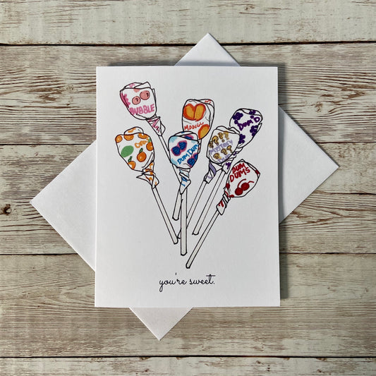 Sweet-Tooth Candy Greeting Card