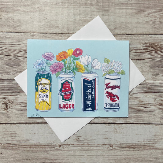 Narragansett Beer Greeting Card