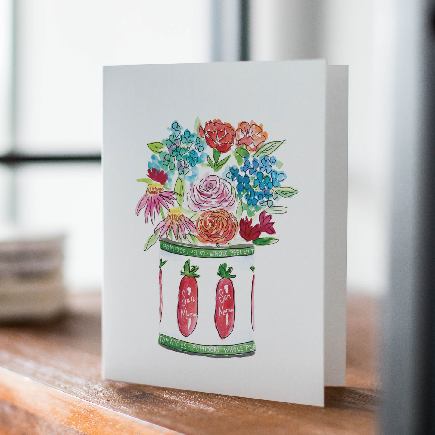 San Marzano Tomato Greeting Card