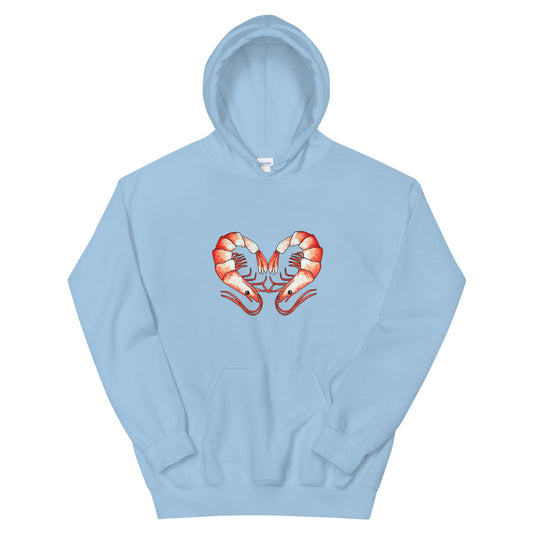 Love Shrimp Unisex Hoodie