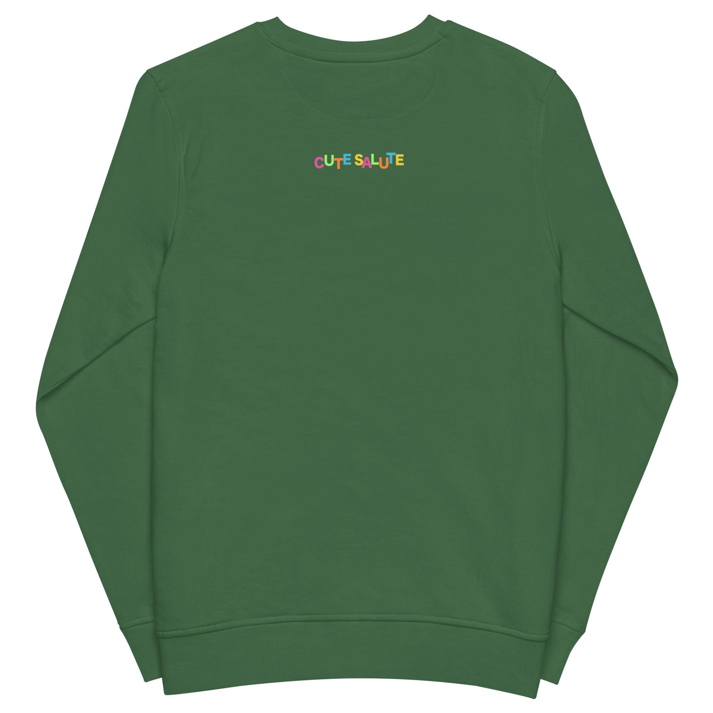 Jellied Cranberry Sauce Unisex Embroidered Organic Sweatshirt