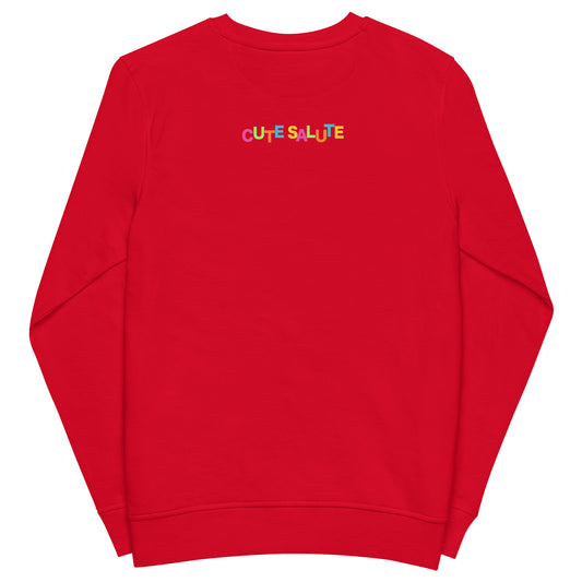 Vintage Santa Mug Unisex organic sweatshirt