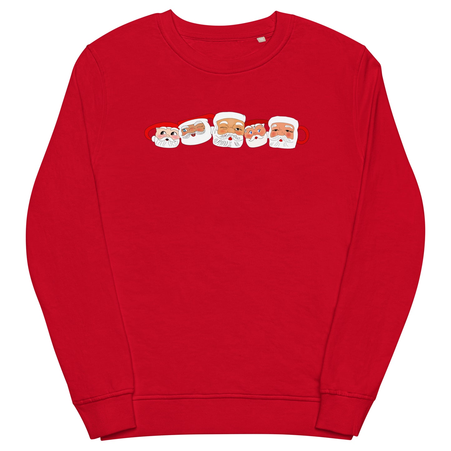 Vintage Santa Mug Unisex organic sweatshirt